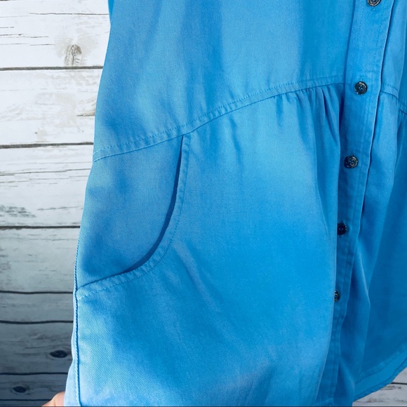 Soft Surroundings | Chambray button up tunic - Picture 5 of 10